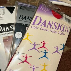 NEW! Danksin girls large performance tights